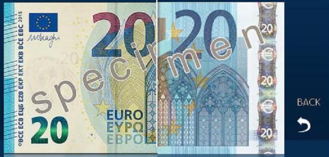 Nuevo billete de 20 euros a partir del 25 de noviembre