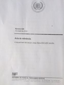 Josep María Escuer Saura: “Si asumía la culpa de BPA, el consejero delegado me daba empleo para mi hijo”