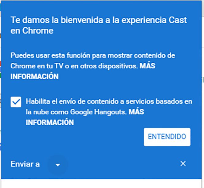Google Chrome ya envía contenidos al televisor con Chromecast sin extensiones